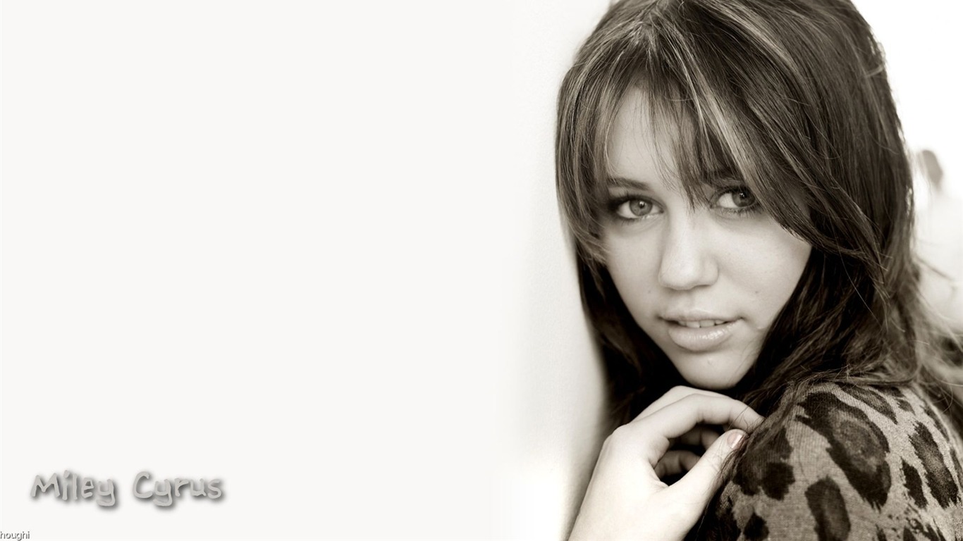 Miley Cyrus krásnou tapetu #12 - 1366x768