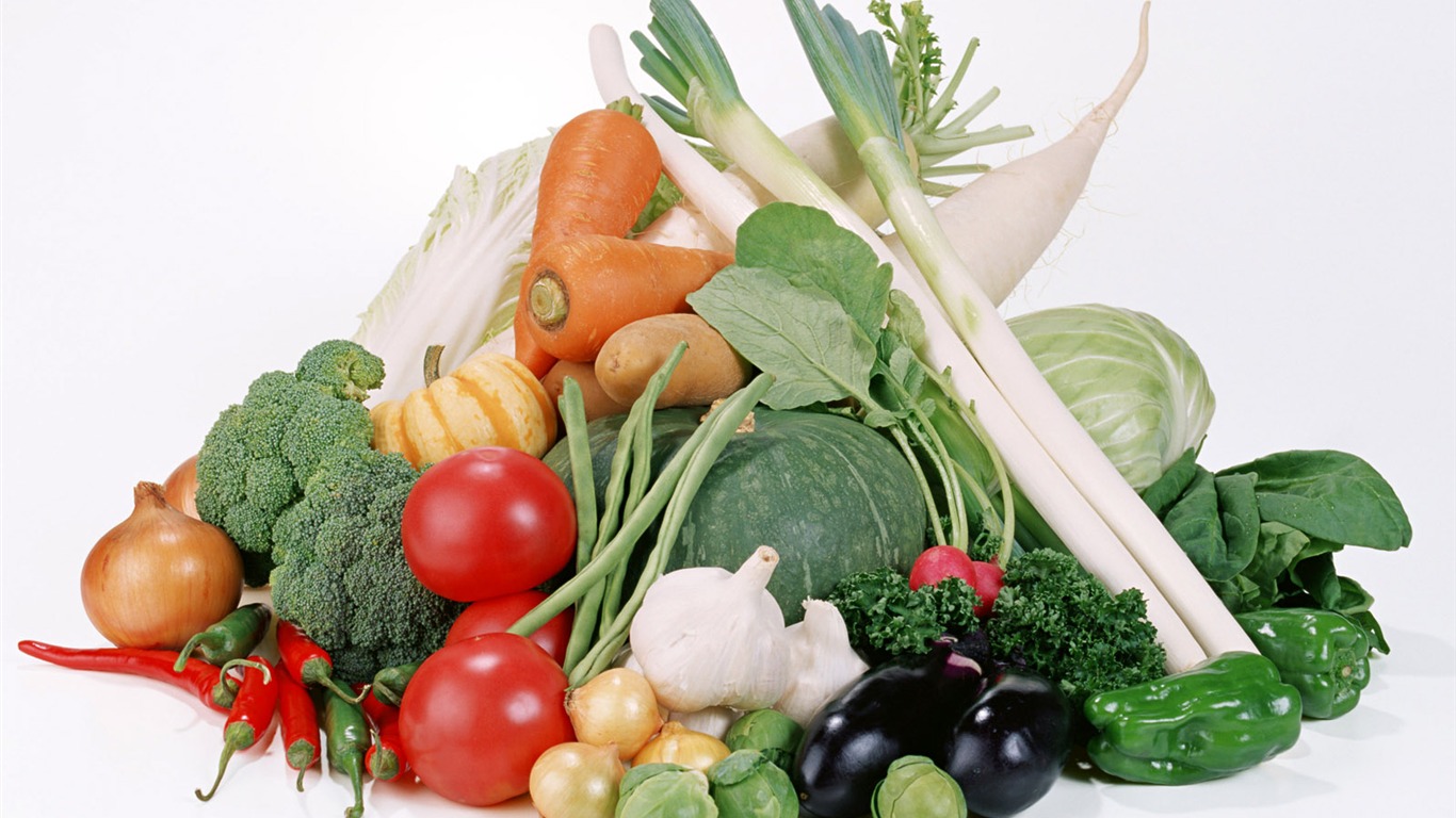 Vegetable photo wallpaper (1) #4 - 1366x768