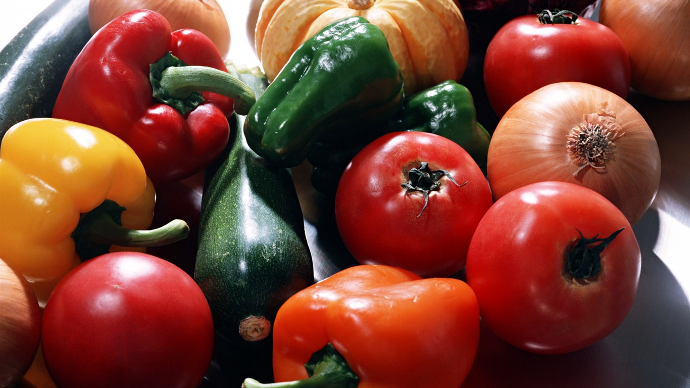 Vegetable photo wallpaper (1) #5 - 1366x768