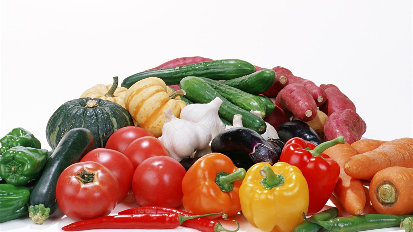 Vegetable photo wallpaper (1) #7 - 1366x768