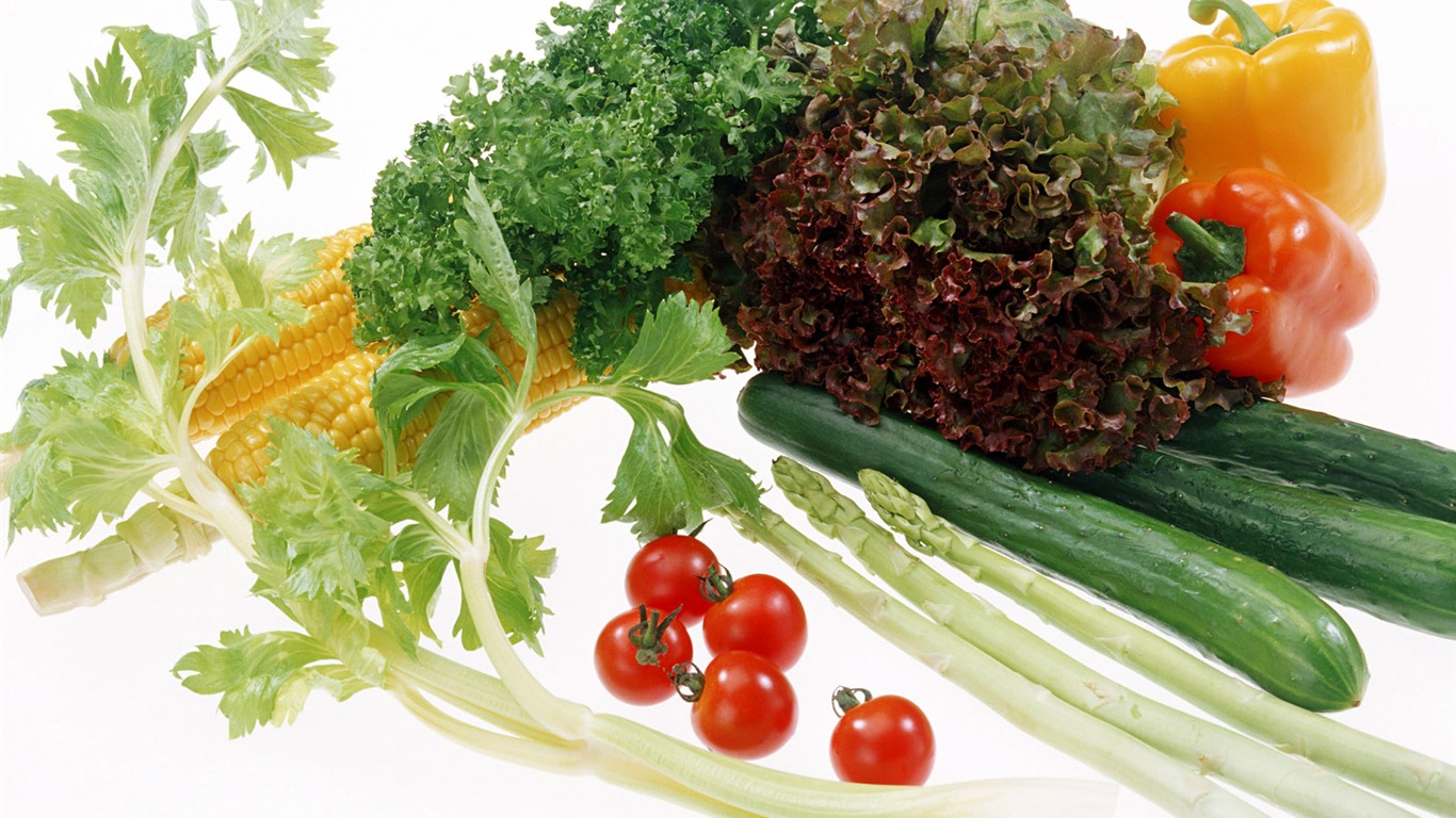 Vegetable photo wallpaper (1) #10 - 1366x768