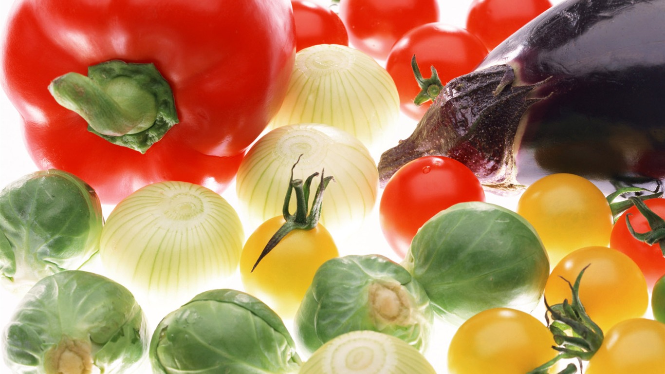 Vegetable photo wallpaper (1) #12 - 1366x768