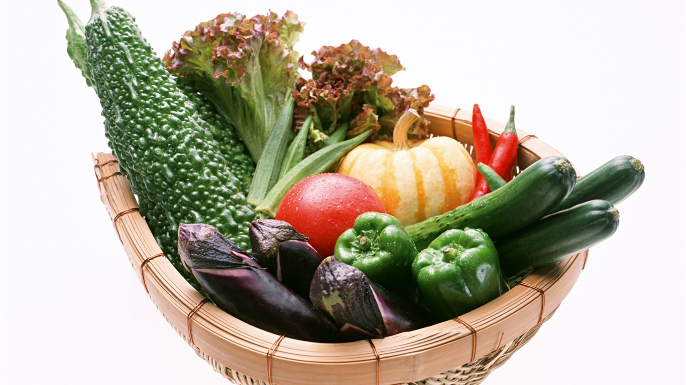 Vegetable photo wallpaper (1) #14 - 1366x768