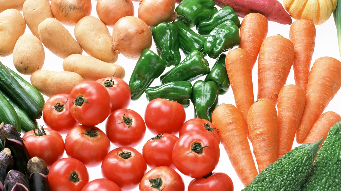 Vegetable photo wallpaper (1) #16 - 1366x768