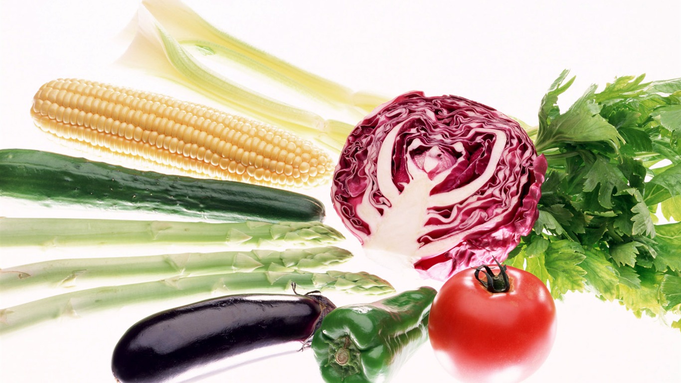 Vegetable photo wallpaper (1) #17 - 1366x768