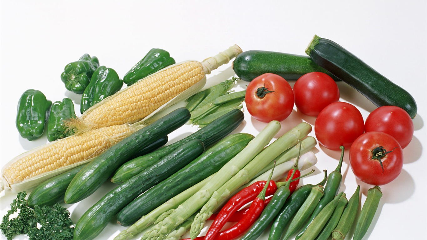 Vegetable photo wallpaper (1) #19 - 1366x768