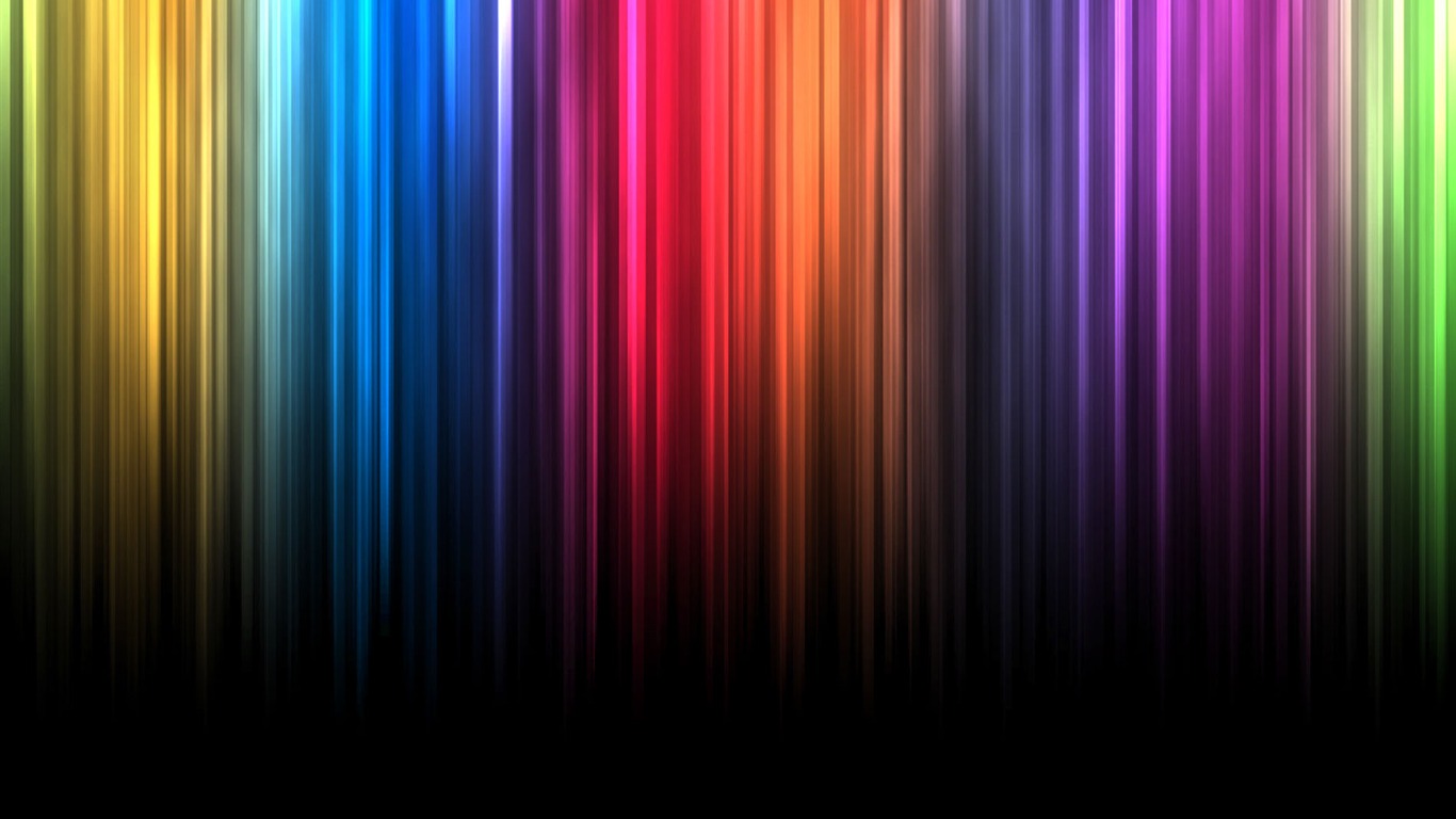 炫彩色彩背景 壁纸(八)20 - 1366x768