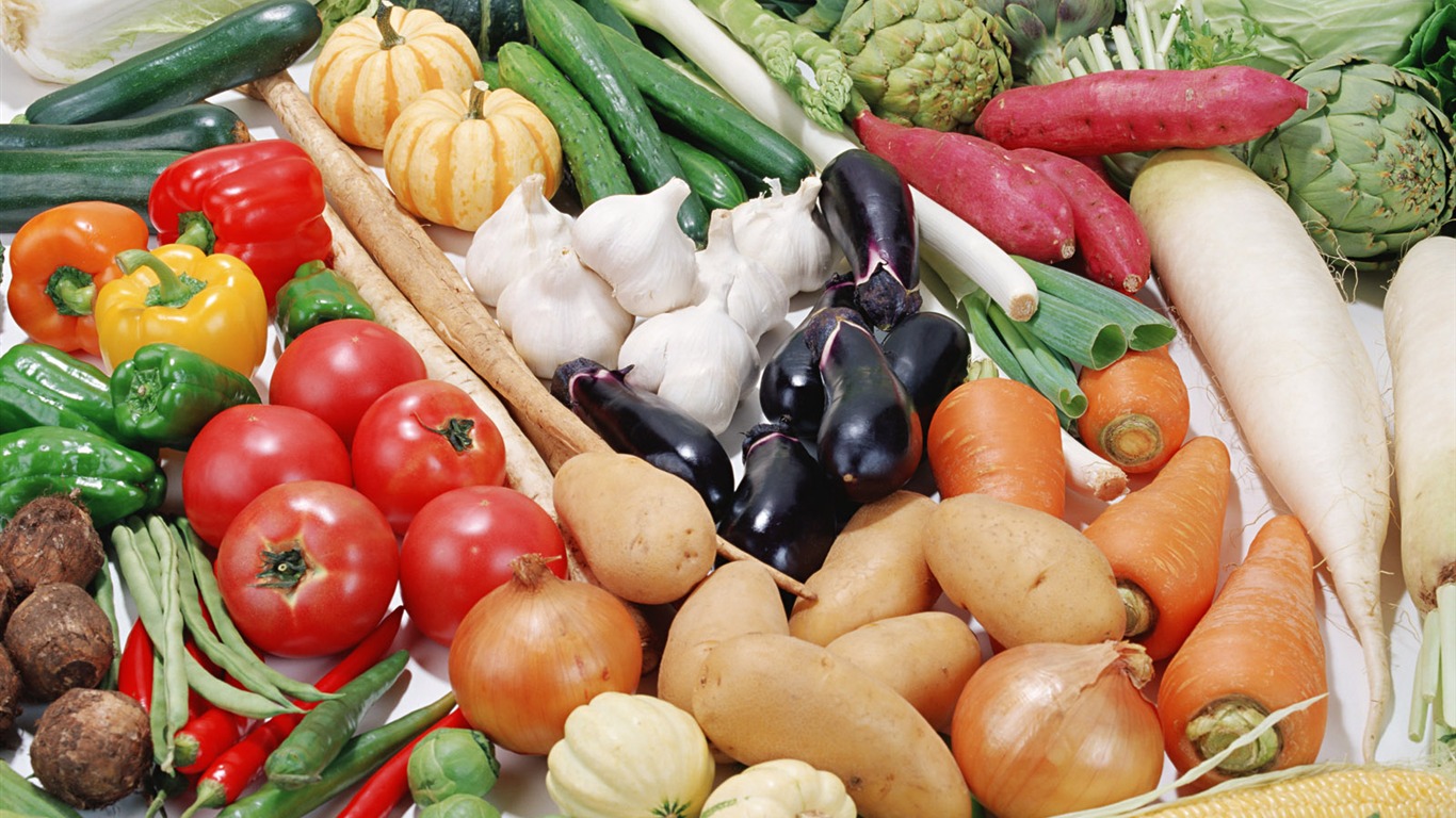 Vegetable photo wallpaper (2) #15 - 1366x768