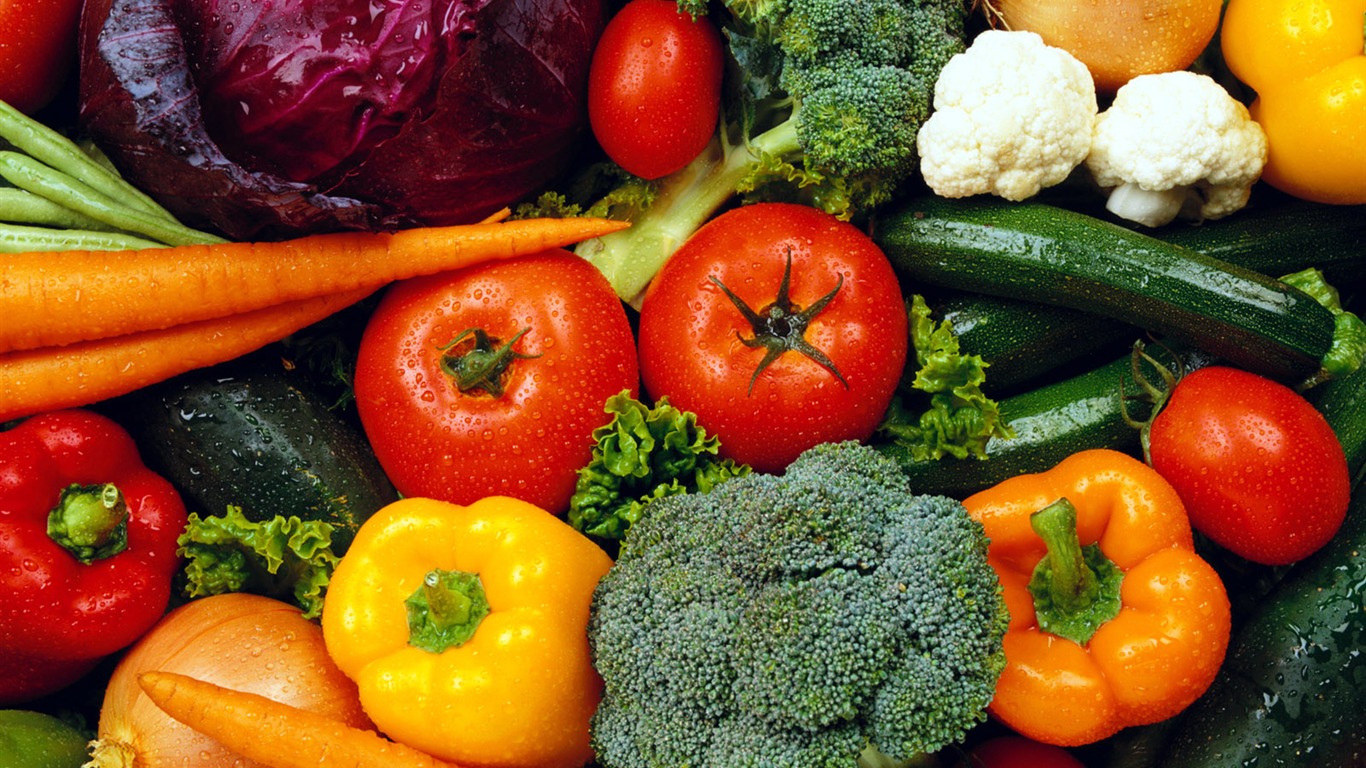 Vegetable photo wallpaper (2) #16 - 1366x768