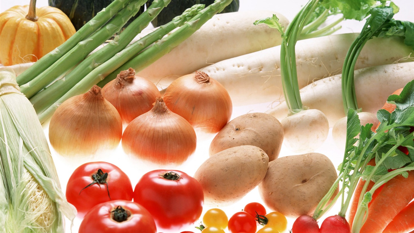 Vegetable photo wallpaper (2) #19 - 1366x768