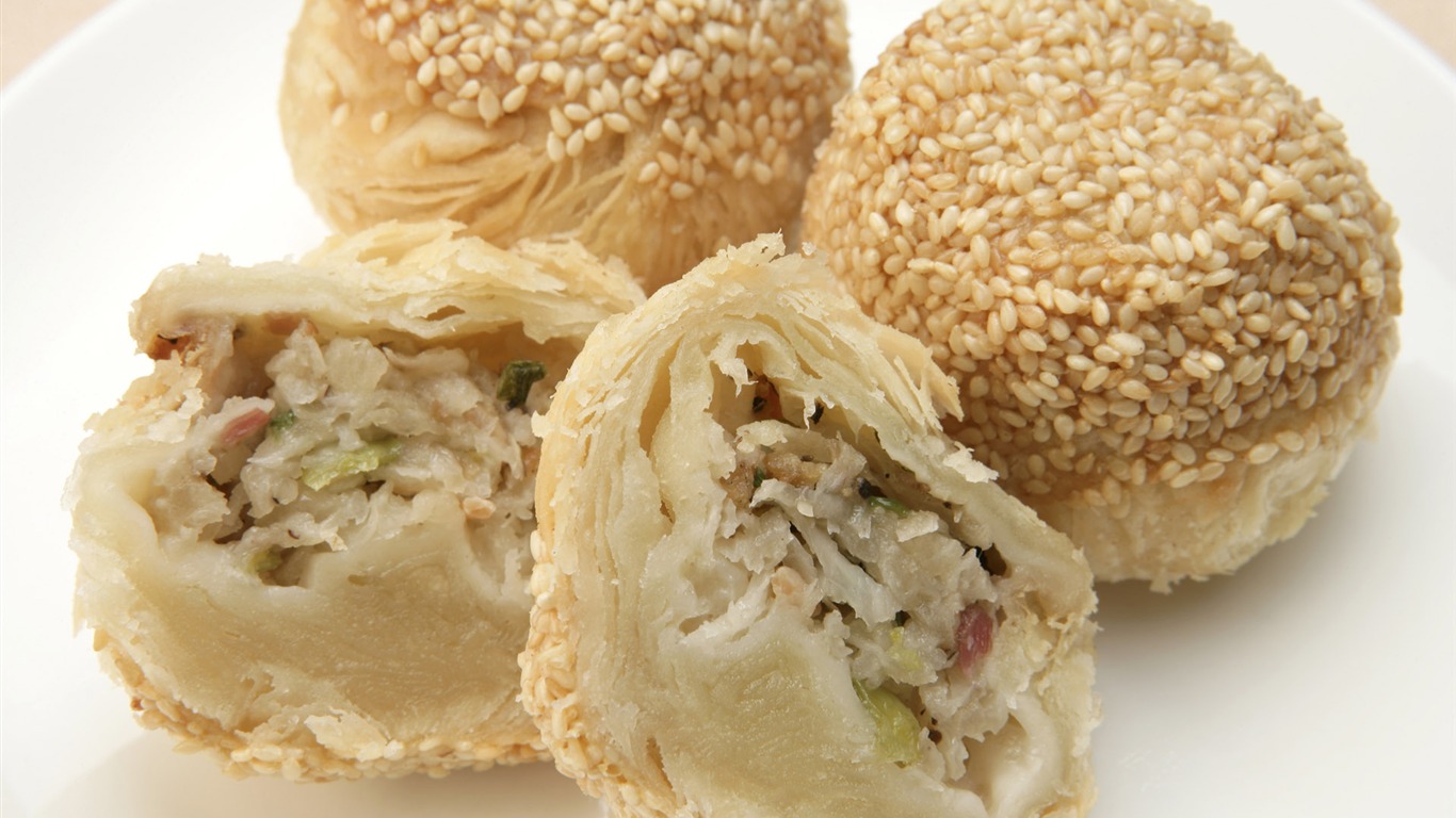 中華小吃麵點 壁紙(三) #17 - 1366x768