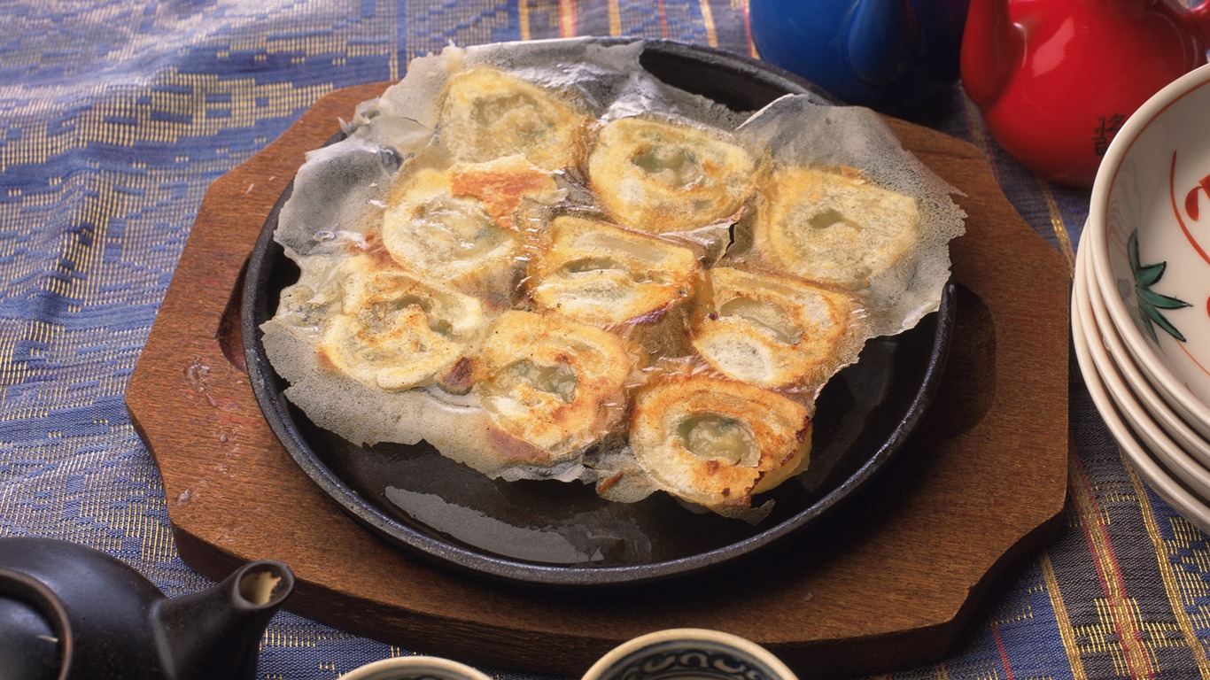 Chinese snacks pastry wallpaper (3) #19 - 1366x768
