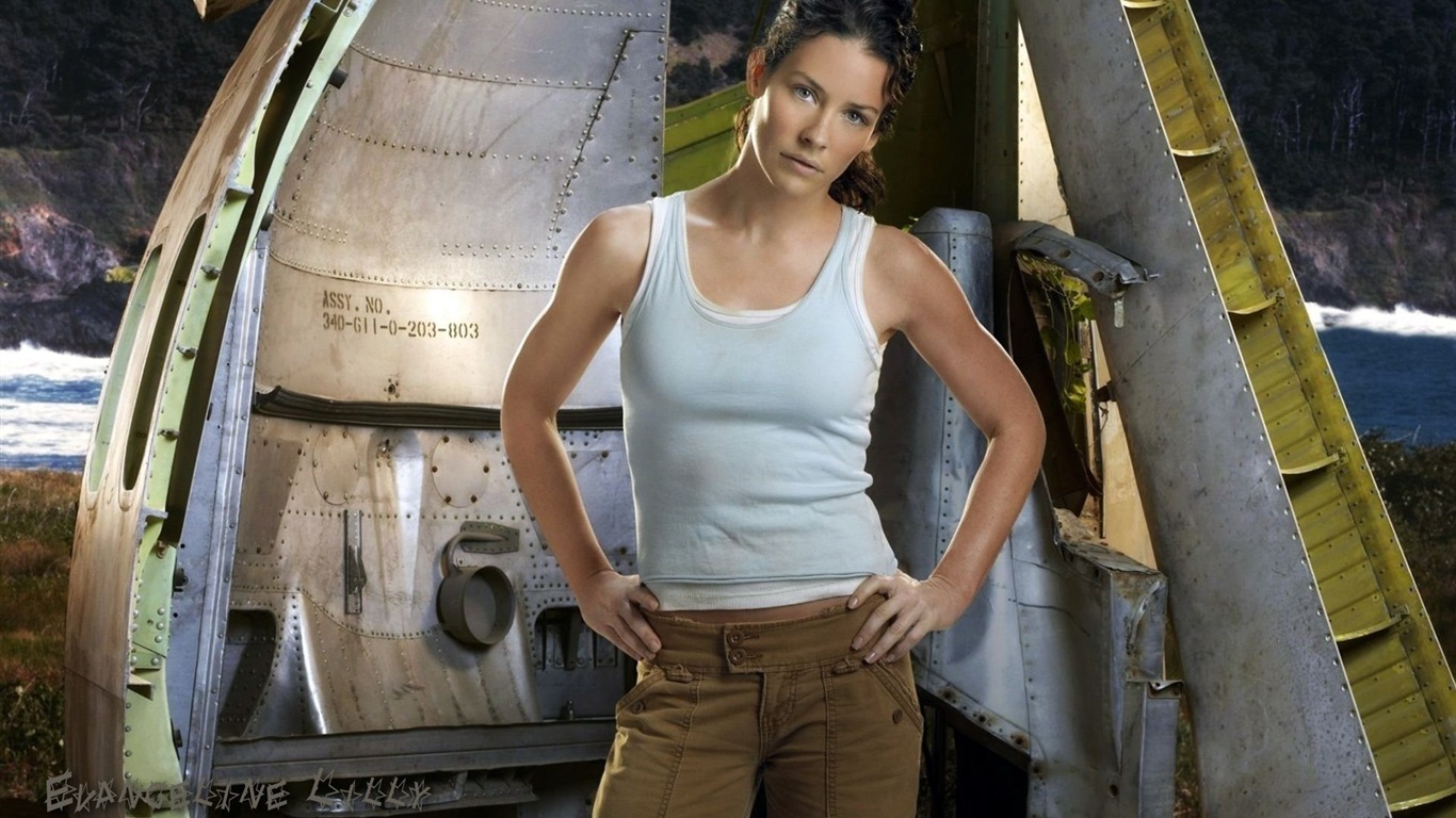 Evangeline Lilly 伊万傑琳·莉莉美女壁紙 #9 - 1366x768