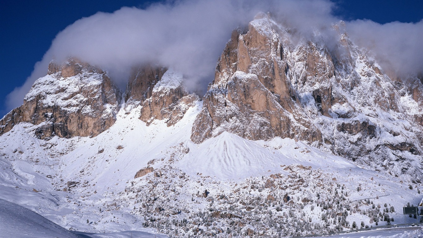 雪山 壁紙(一) #1 - 1366x768