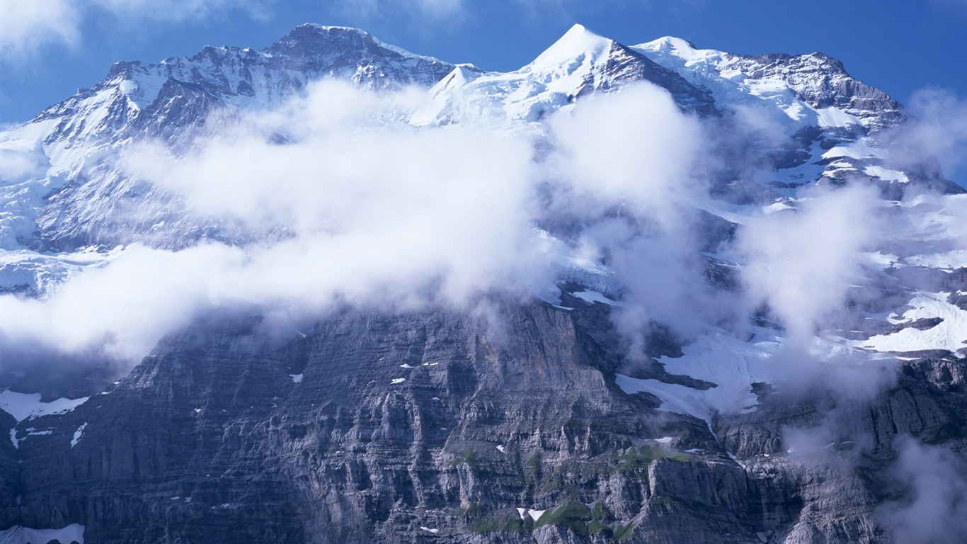 雪山 壁纸(一)6 - 1366x768