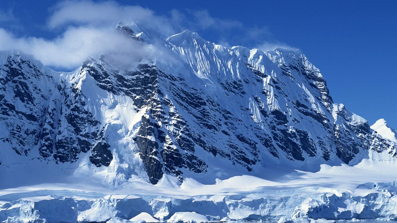 Snow Mountain wallpaper (1) #8 - 1366x768