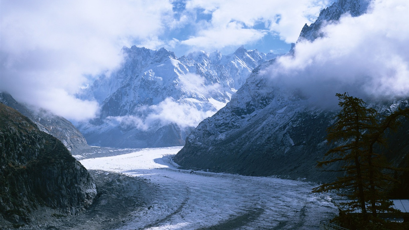 Snow Mountain wallpaper (1) #12 - 1366x768