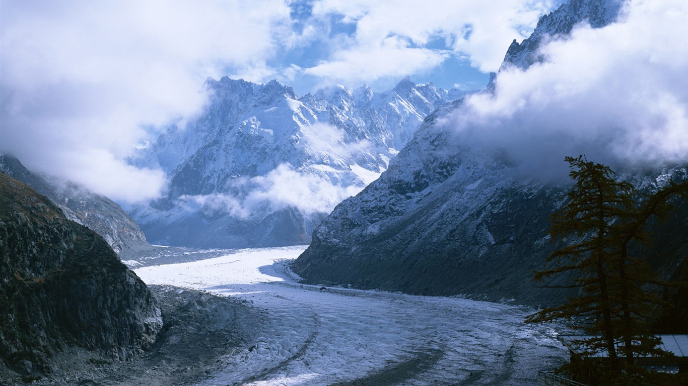 雪山 壁纸(一)12 - 1366x768