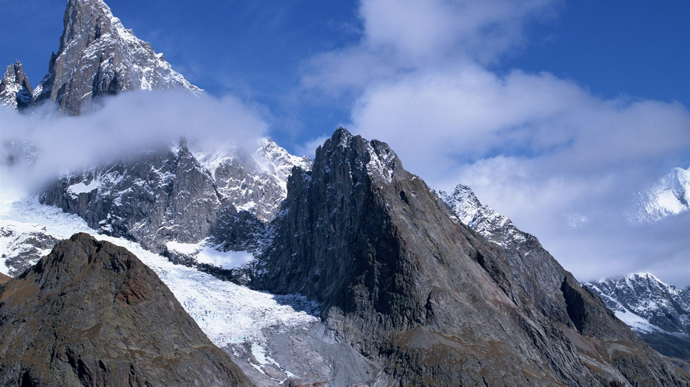 雪山 壁紙(一) #15 - 1366x768