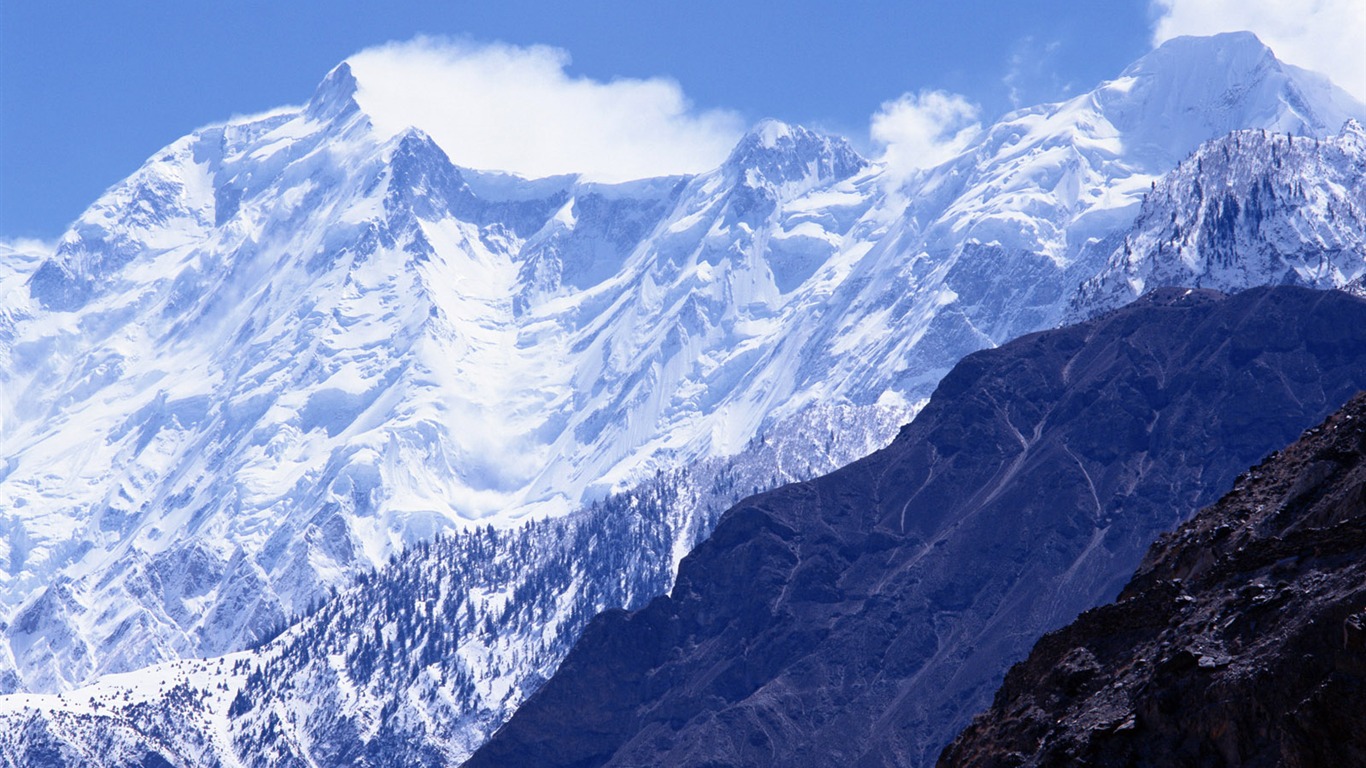 Snow Mountain Wallpaper (1) #18 - 1366x768