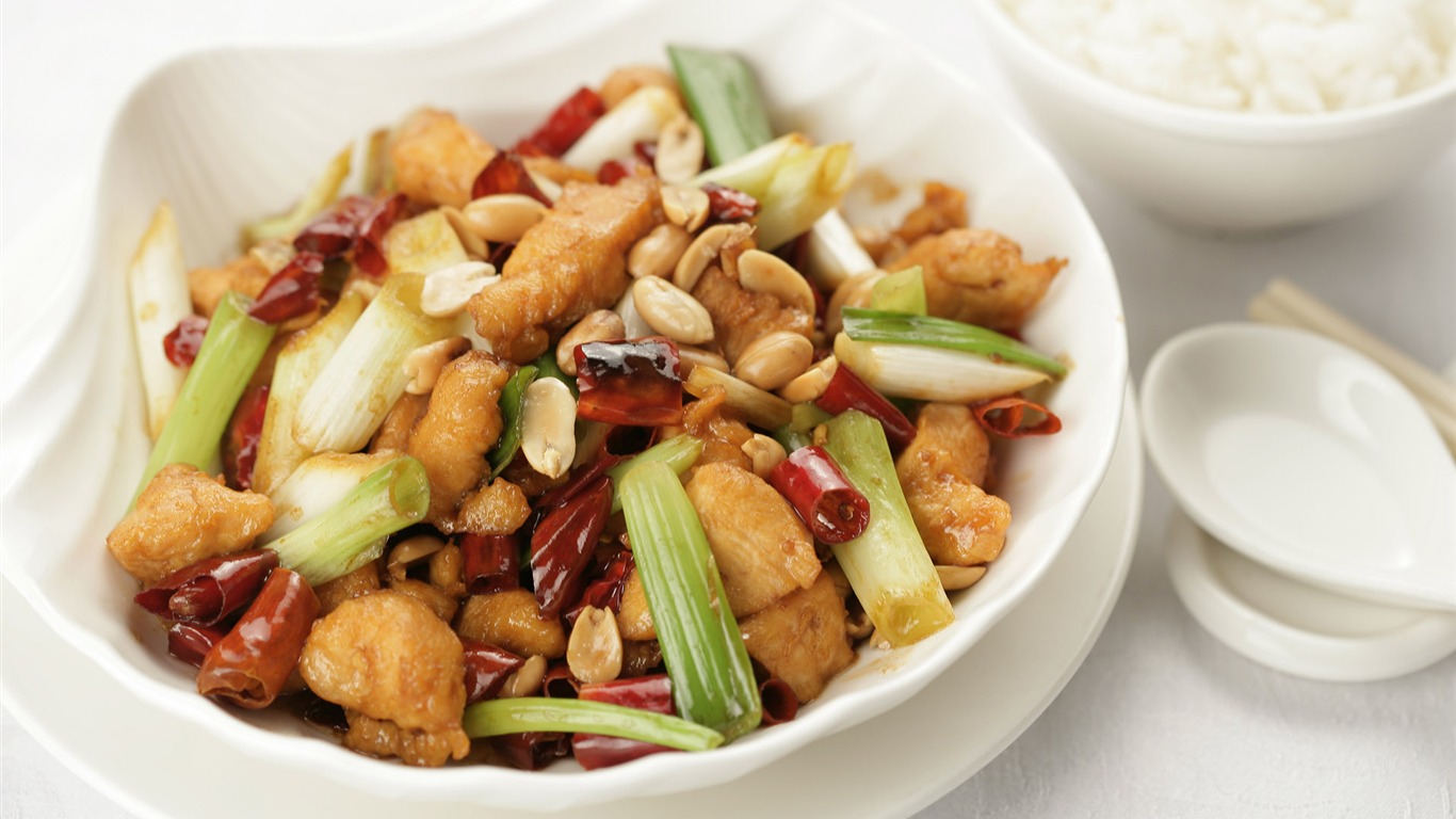 Chinese food culture wallpaper (2) #13 - 1366x768