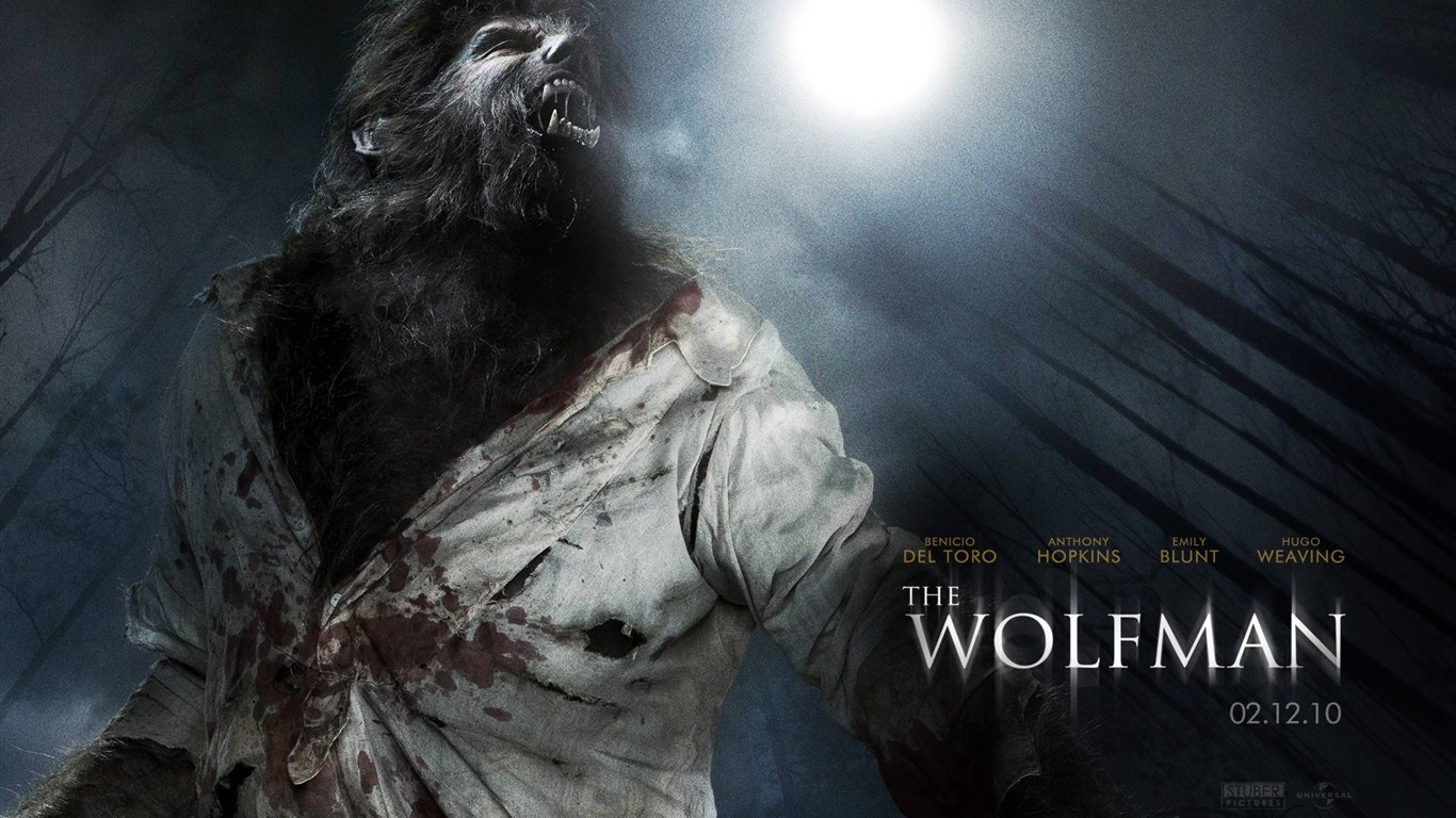 The Wolfman 狼人 电影壁纸3 - 1366x768