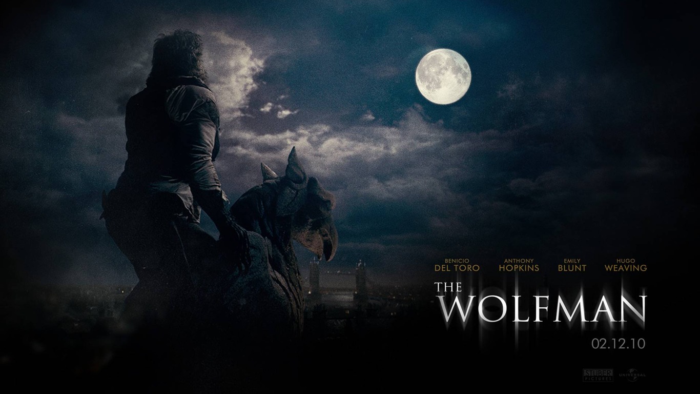 The Wolfman 狼人 電影壁紙 #4 - 1366x768