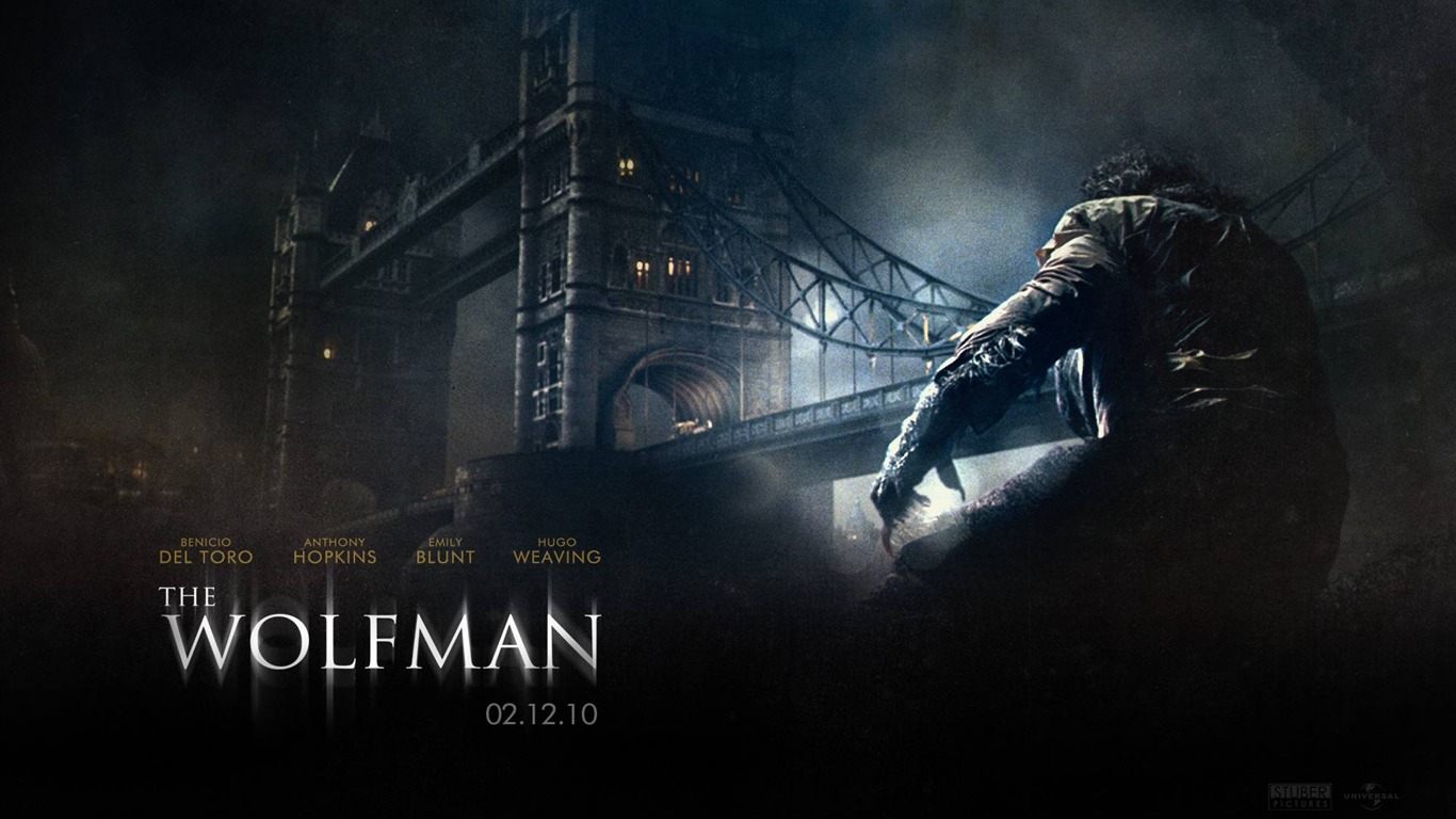 The Wolfman 狼人 電影壁紙 #5 - 1366x768