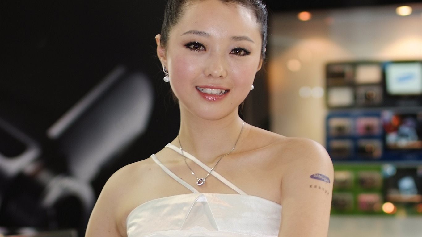 2009 P&E 展台上的美女(螺紋鋼作品) #10 - 1366x768