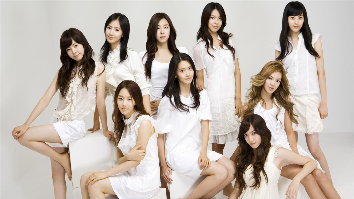 소녀 시대 바탕 화면 (1) #3 - 1366x768