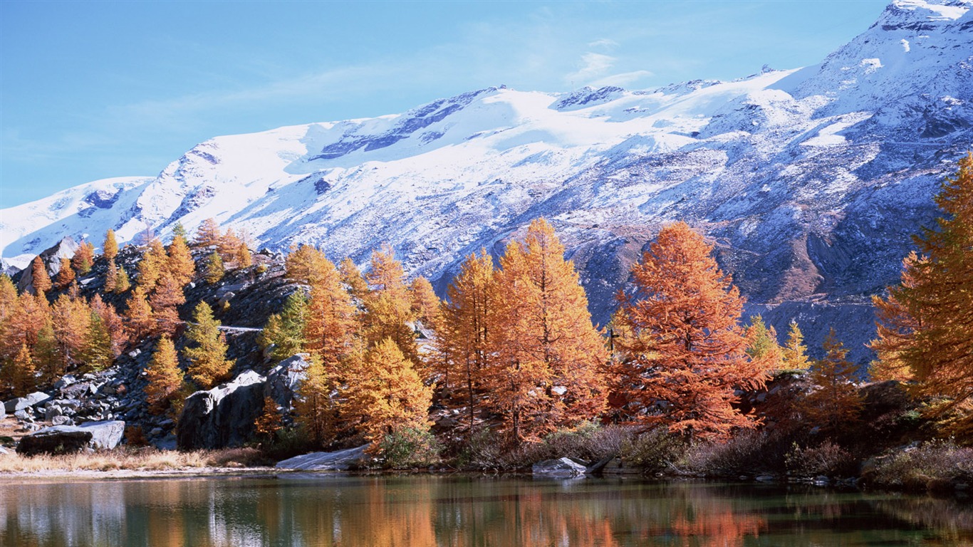 雪山 壁纸(二)1 - 1366x768