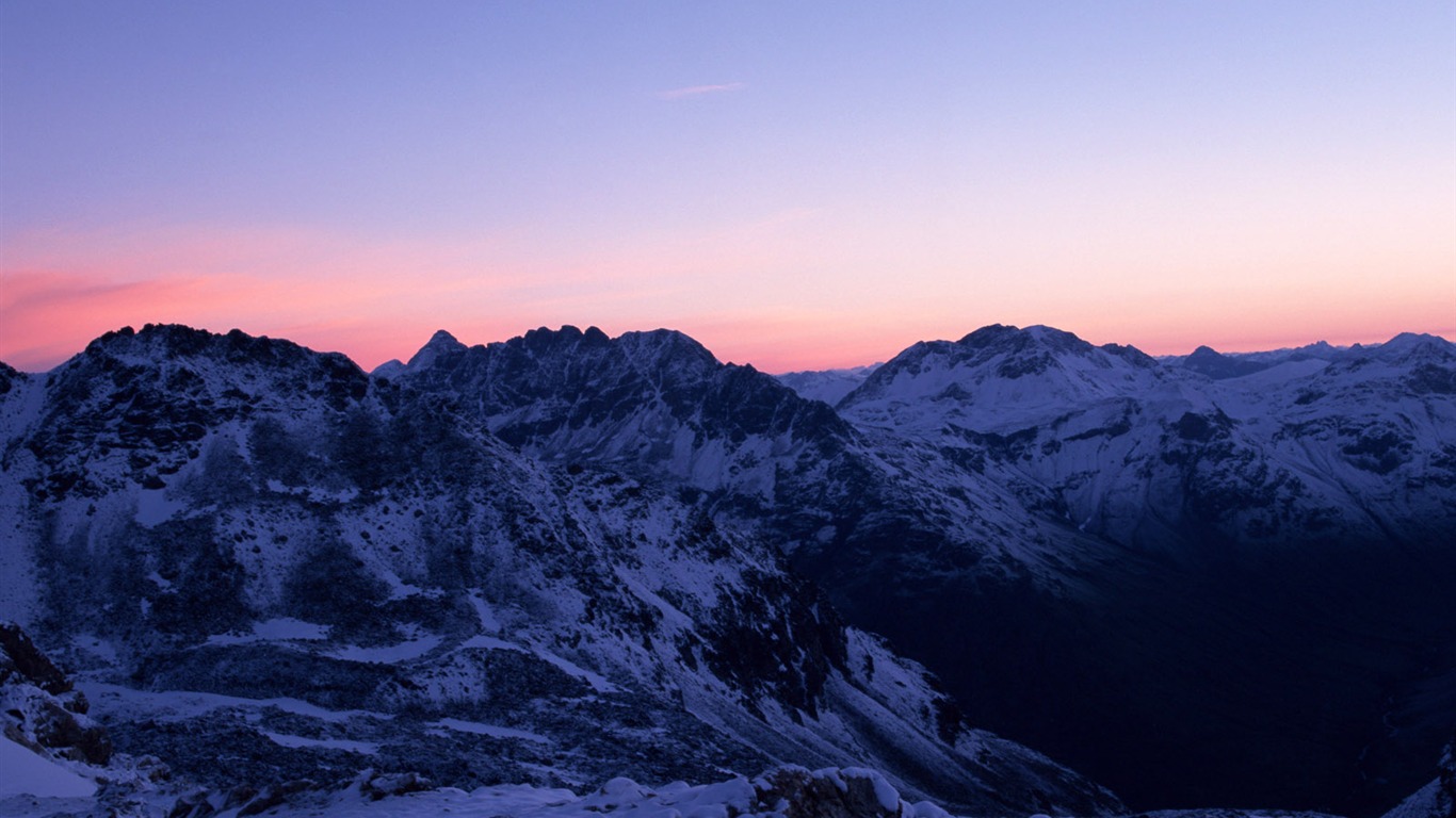 雪山 壁纸(二)5 - 1366x768