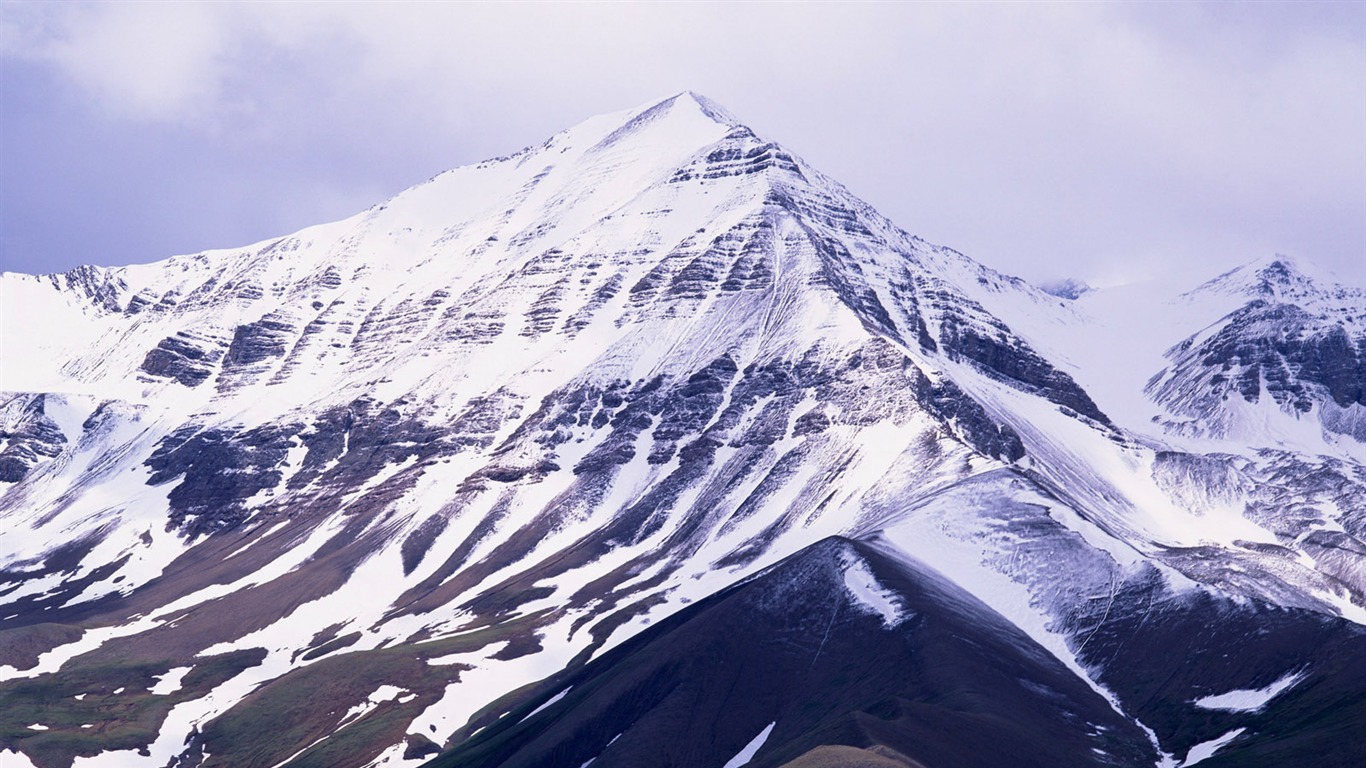 Snow Mountain wallpaper (2) #6 - 1366x768