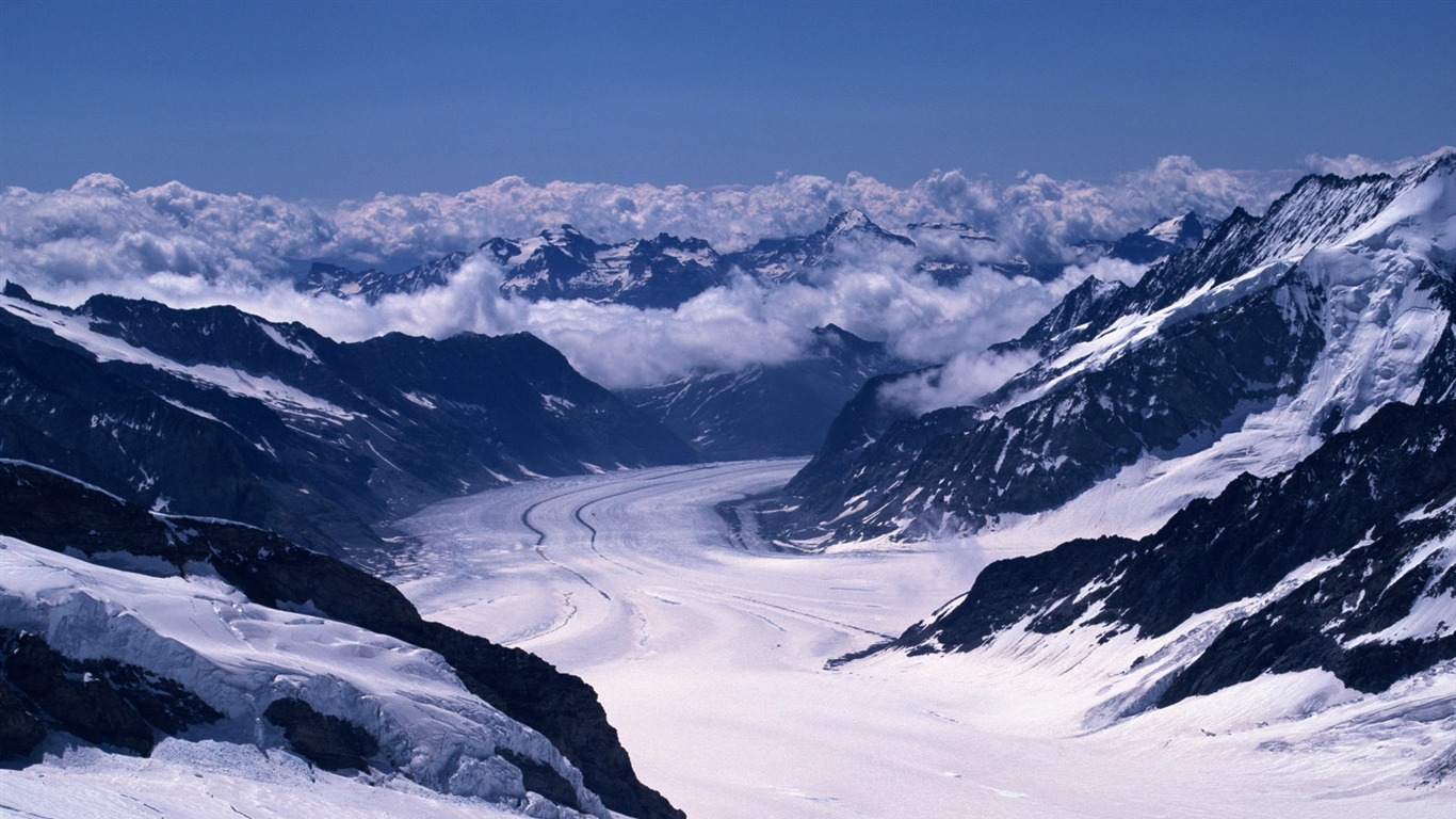 雪山 壁紙(二) #16 - 1366x768