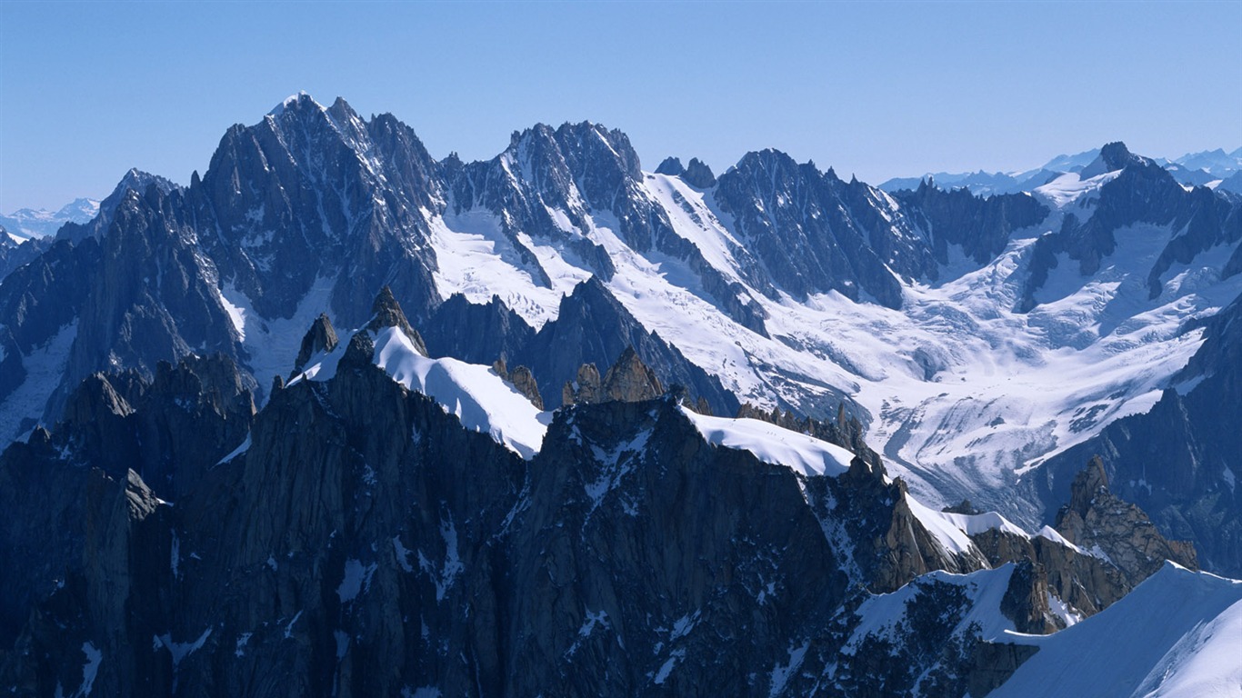 雪山 壁紙(二) #19 - 1366x768