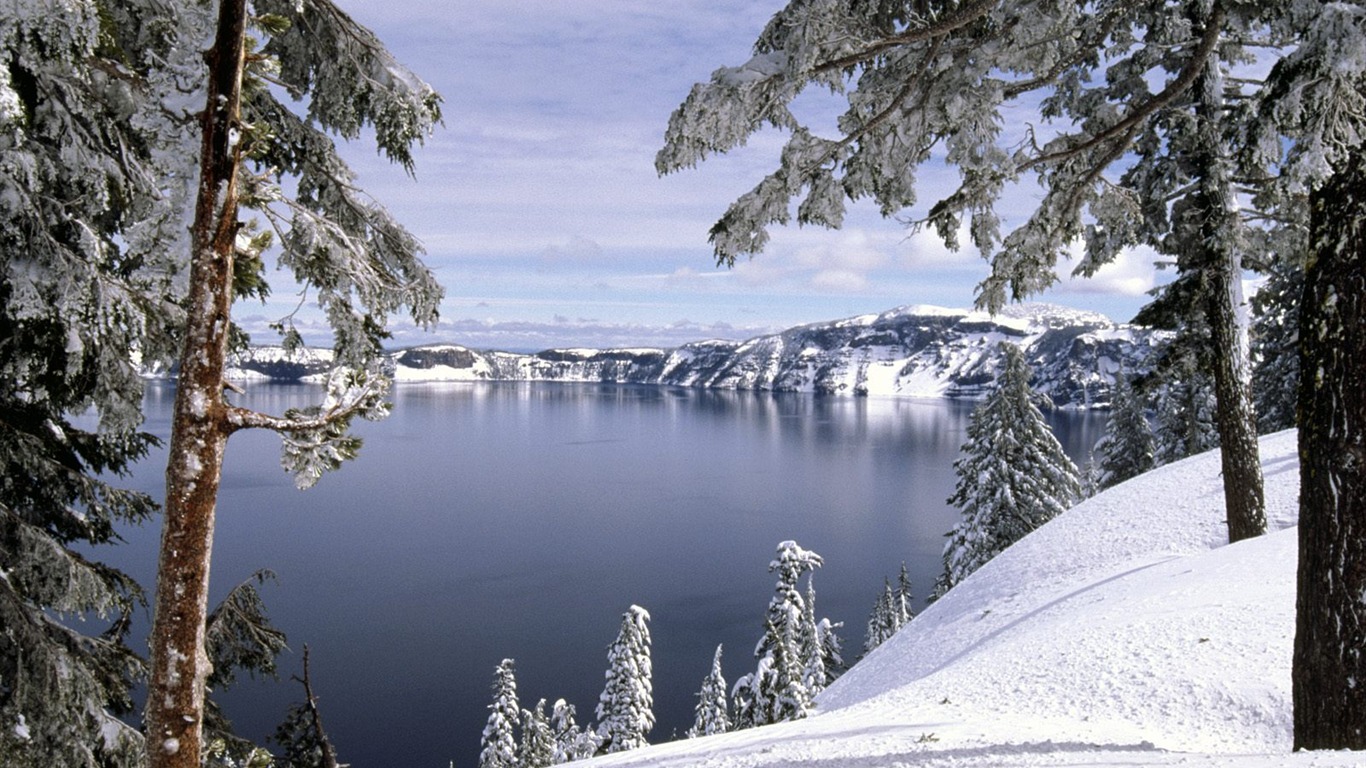 雪山雪景合集 壁紙(一) #3 - 1366x768
