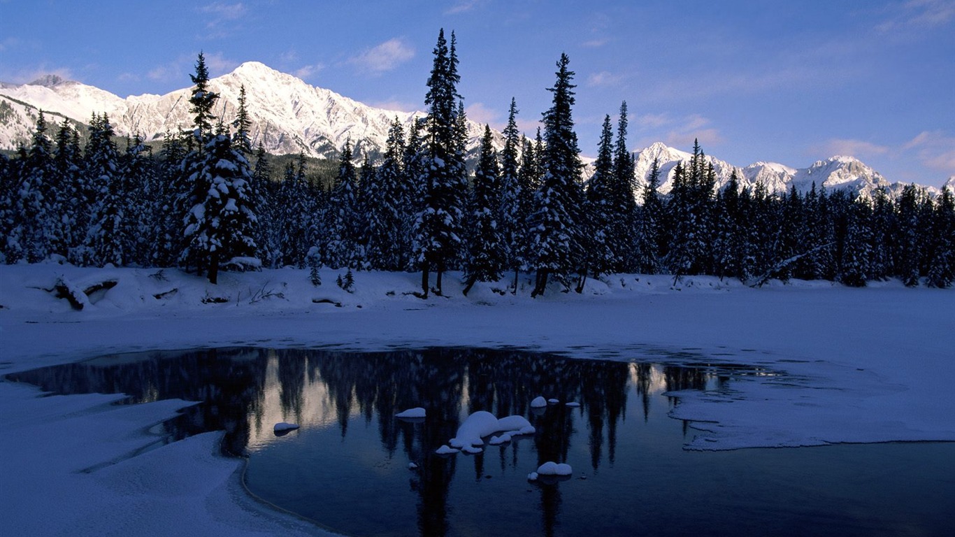 雪山雪景合集 壁紙(一) #5 - 1366x768