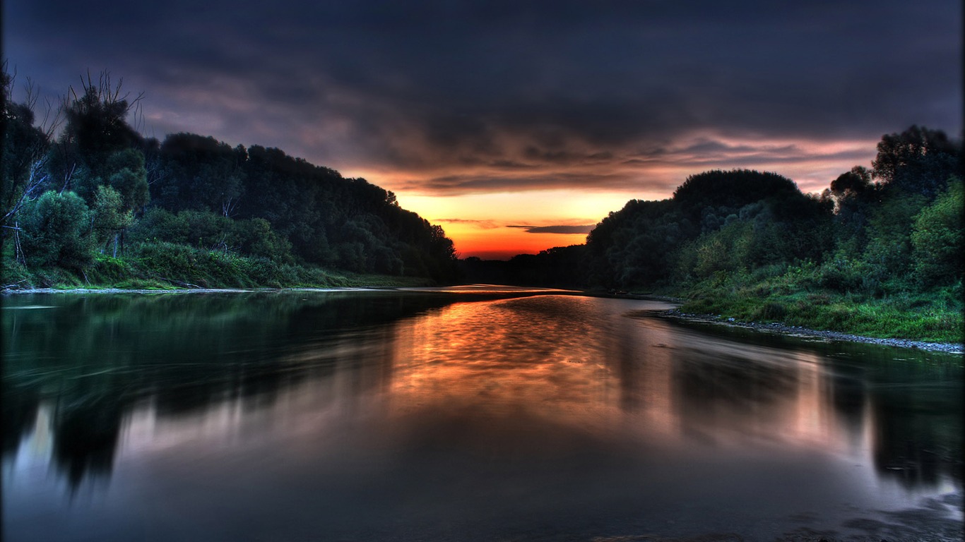 Krásně poskytnuté Krajina tapety (5) #20 - 1366x768