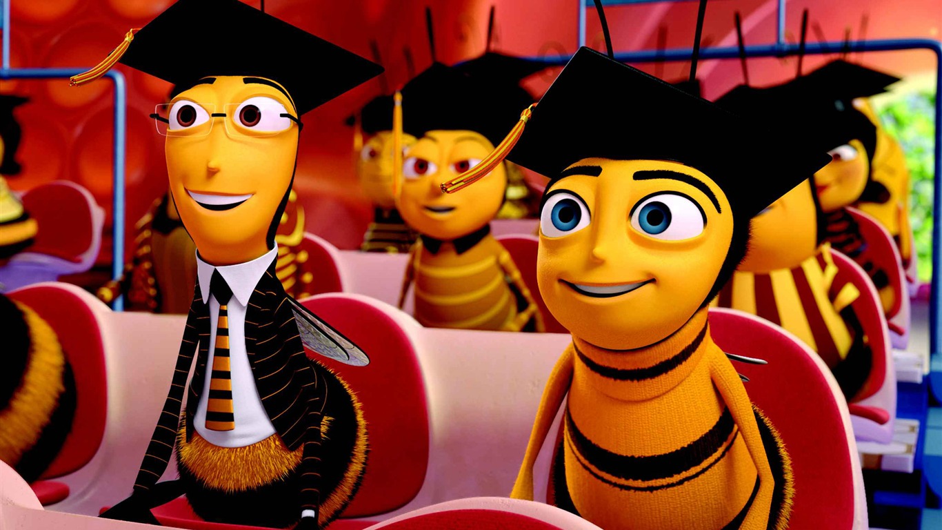 Bee Movie 蜜蜂總動員 高清壁紙 #1 - 1366x768