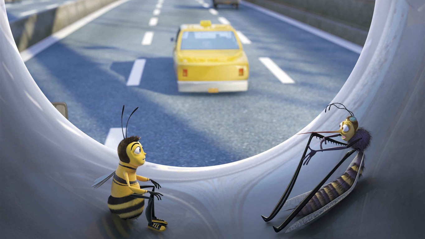 Bee Movie 蜜蜂总动员 高清壁纸8 - 1366x768