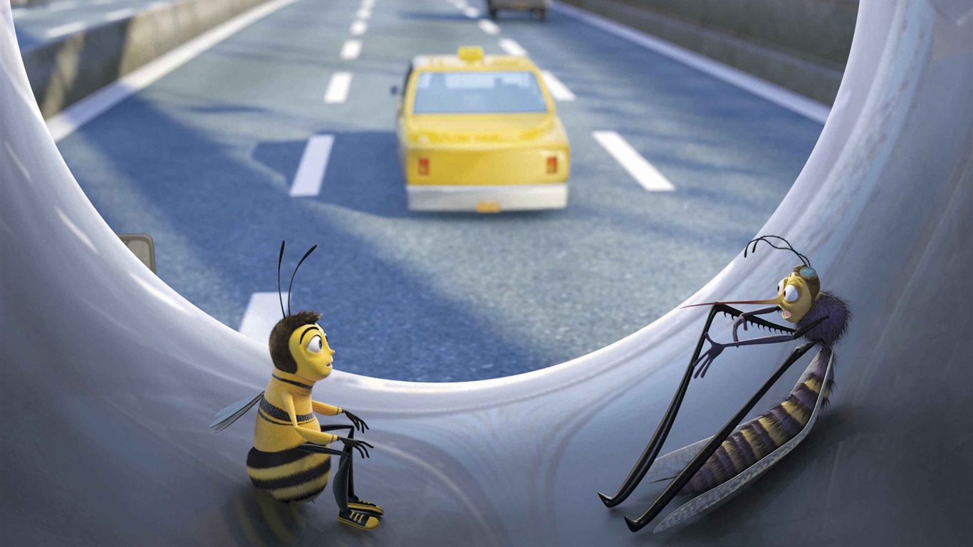 Bee Movie 蜜蜂總動員 高清壁紙 #8 - 1366x768