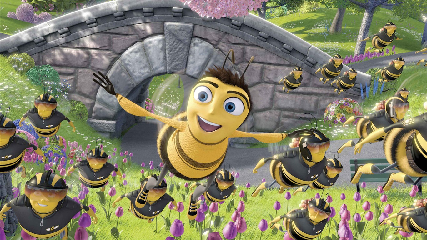 Bee Movie 蜜蜂總動員 高清壁紙 #11 - 1366x768