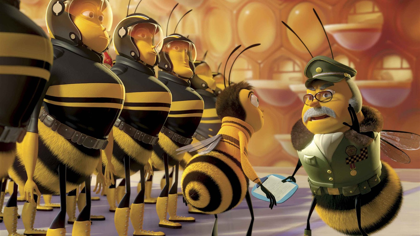 Bee Movie 蜜蜂總動員 高清壁紙 #14 - 1366x768