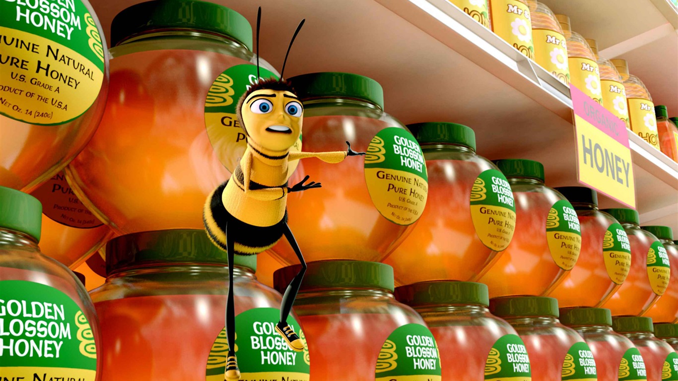 Bee Movie 蜜蜂總動員 高清壁紙 #15 - 1366x768