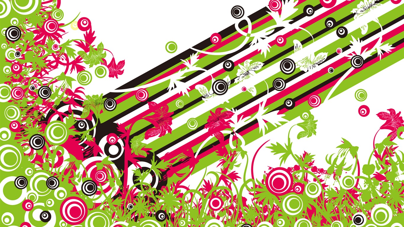 tendencia Widescreen vector fondo de pantalla (1) #6 - 1366x768