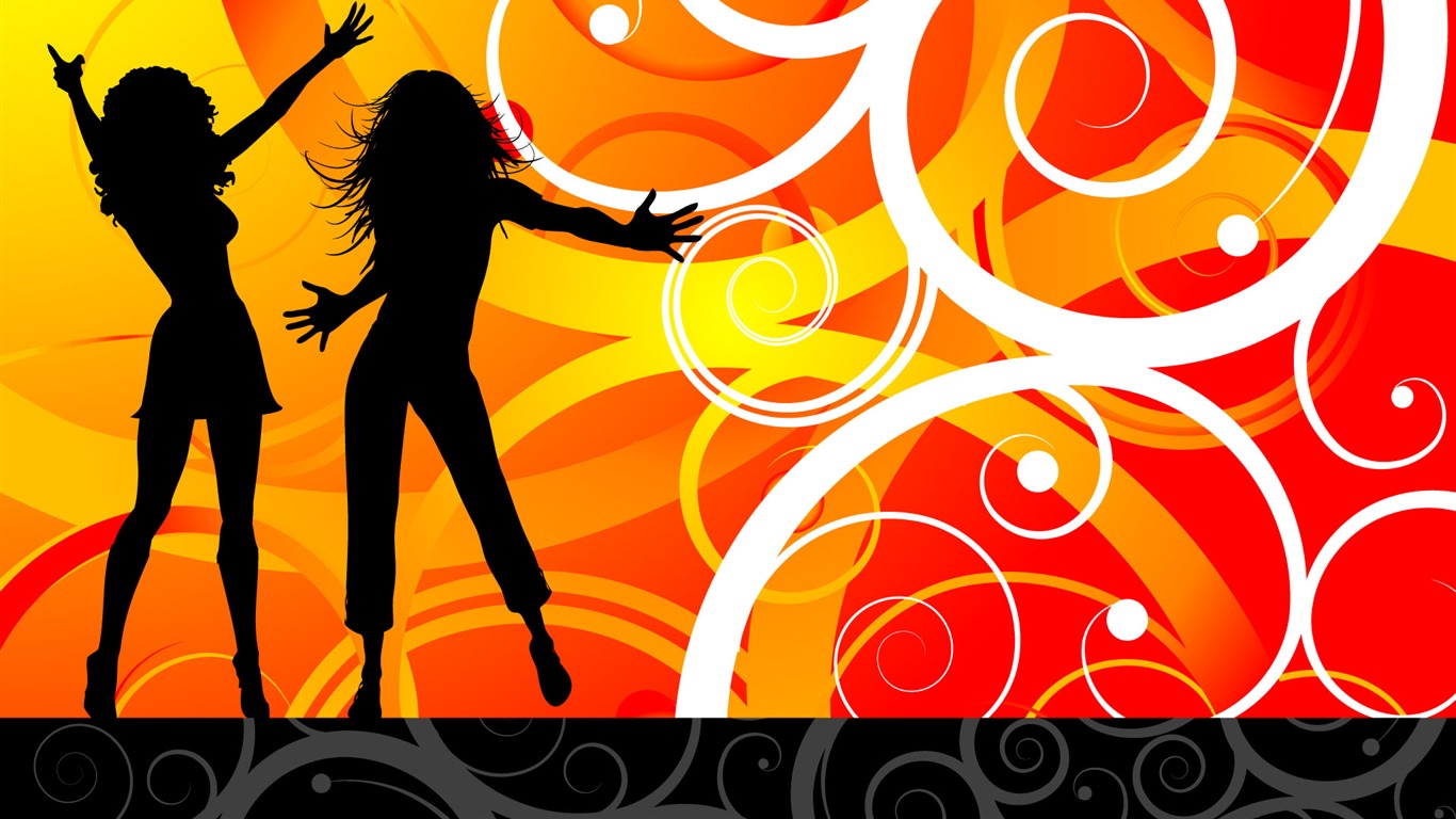 tendencia Widescreen vector fondo de pantalla (1) #19 - 1366x768