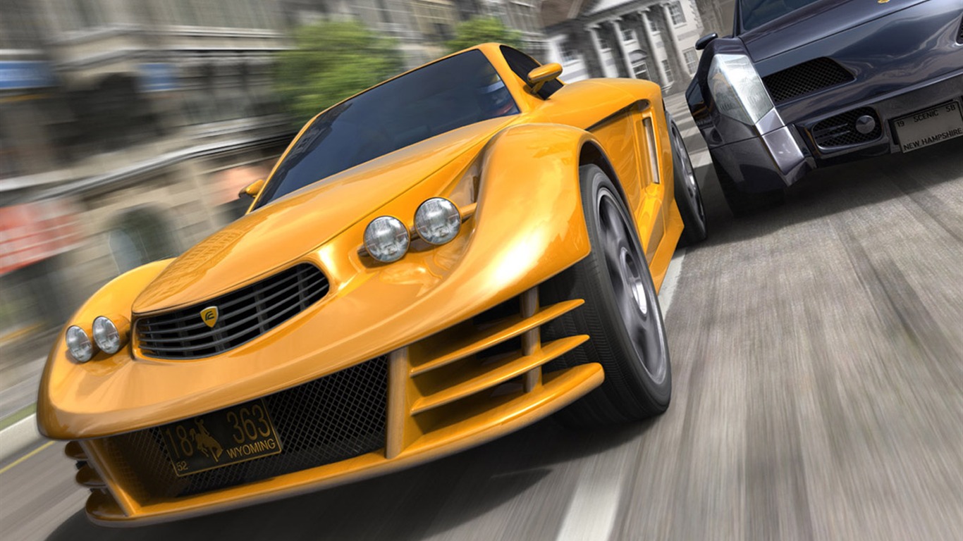1280 Hry auto tapety (2) #11 - 1366x768