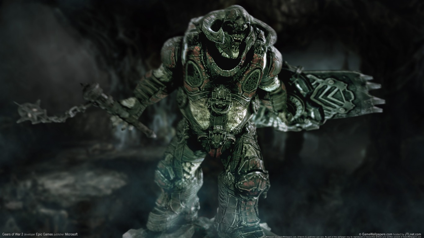Gears of War 2 HD tapetu (1) #3 - 1366x768