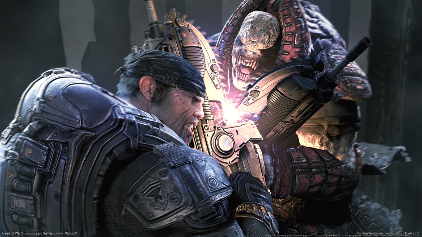 Gears of War 2 HD tapetu (1) #5 - 1366x768