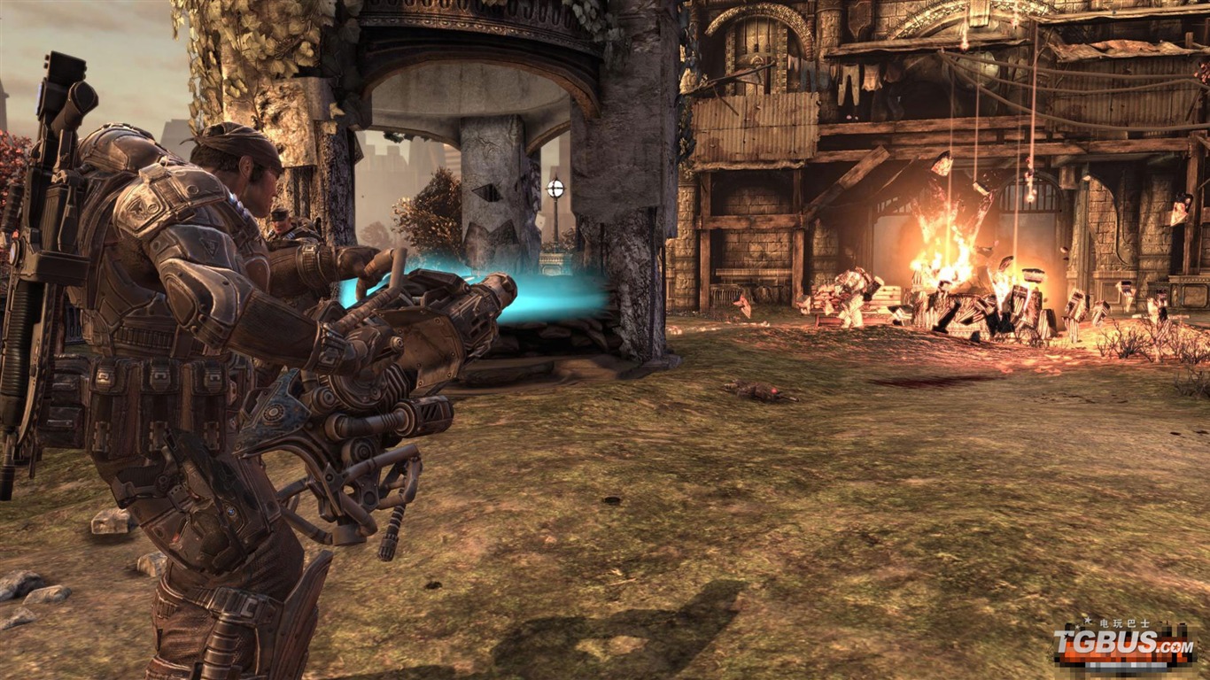 Gears of War 2 HD tapetu (1) #6 - 1366x768